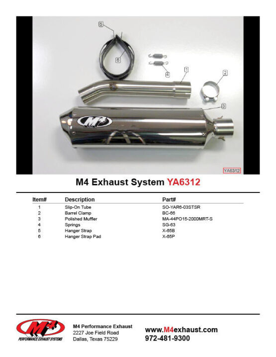 Polished Slip On Exhaust - Image 2