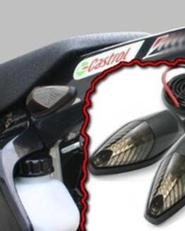 Smoke Lens L.E.D. Turn Signal - Type 586 DRC MotoLED Flasher or Marker Light