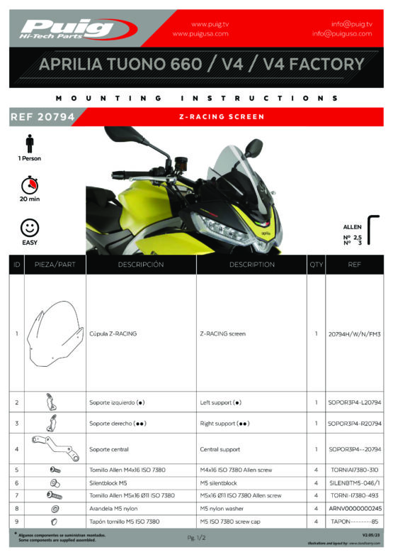 Clear Z-Racing Windscreen - Image 6