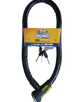 OnGuard Rottweiler 3.5' 30mm Armored Cable Lock for Motorcycle Scooter Bicycle
