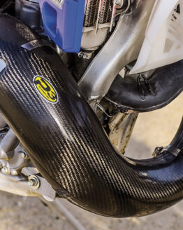 Carbon Fiber Exhaust Pipe Guard / Heat Shield