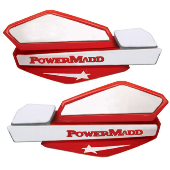 Powermadd Star Series Handguards Red/White