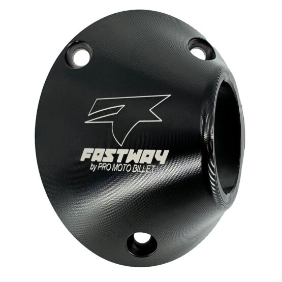 Side Shooter Exhaust Nozzle Black for PMB/Fastway 3-Bolt End Caps