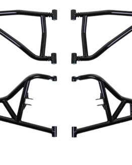 High Clearance Front A-Arms 1.5" Forward Offset Black Adj. w/o Joints