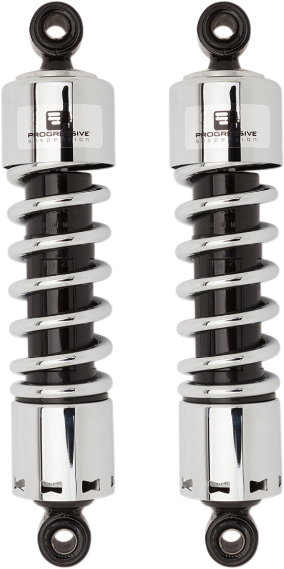 12" 412 Series Shocks Chrome