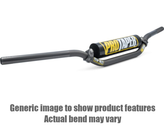 SE 7/8" Handlebar YZ High-Bend Platinum Grey