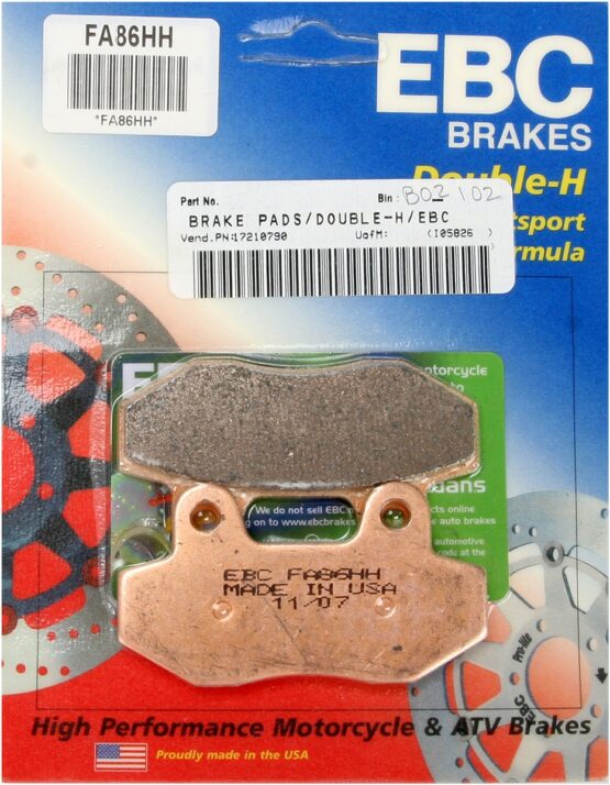 Sintered Double-H Brake Pads Front Set - Image 2