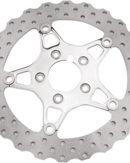 5 Button Contour Floating Brake Rotor - Polished Center