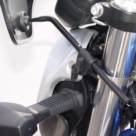 Smoke Street Shield EX Windshield w/ 1" Handlebar Mounts - Image 7