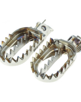 Raptor Titanium Foot Pegs Silver Fits Yamaha YZ/YZF 125-450