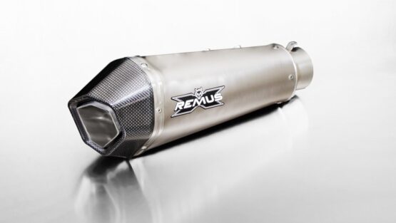 Remus HYPERCONE Slip-On Exhaust Titanium Silver Fits 15-16 BMW S1000RR