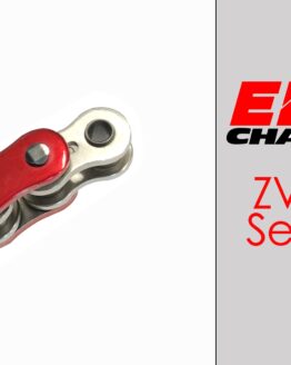 Vortex Racing EK 525 ZVX3 120 Link Rivet Chain Metallic Red
