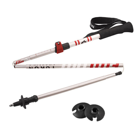Airhead Flipout Aluminum Trekking Poles Red/Silver
