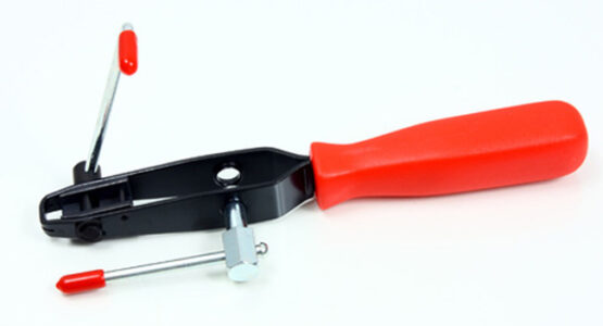 Bronco CV Boot Banding Tool High Strength Steel Red Handles