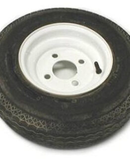 American Tire & Wheel 480x8 B Trailer Tire and Wheel 4 Hole White