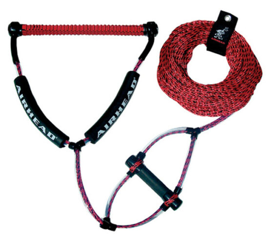Airhead Phat Grip Wakeboard Rope Trick Handle Red