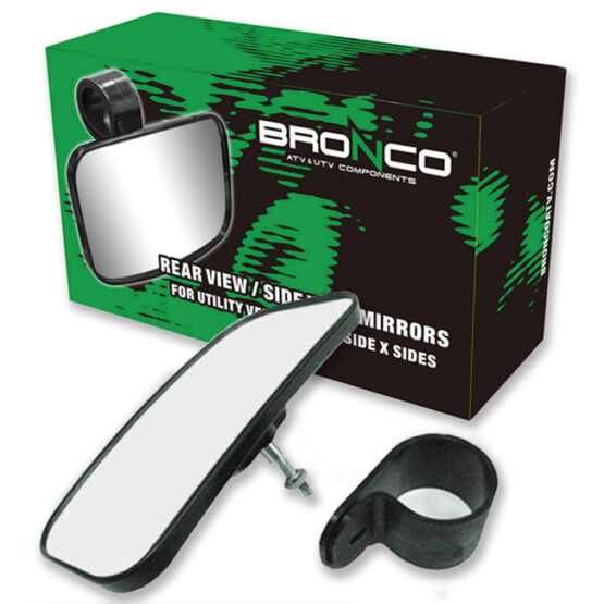 Bronco UTV Rear Side View Mirror 1.5-1.75 Inch Bar Mount