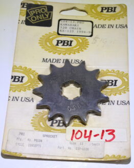 N.O.S. 13 Tooth Steel Front Countershaft Sprocket