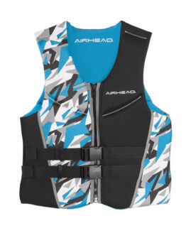 Airhead Camo Cool Mens Kwik-Dry Neolite Vest Blue Large