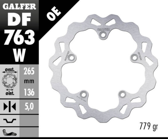 *OPEN BOX* Solid Wave Rear Brake Rotor - Image 2
