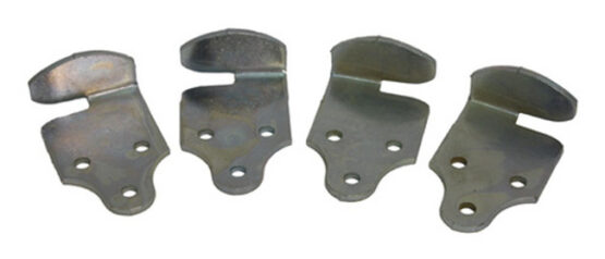 Buyers Rack Connector Corner Set Zinc Plated for Wooden Sides