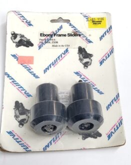 Black Mini Frame Sliders Bolt-On Intuitive Race Products Fits 98-02 ZX6R ZX9R