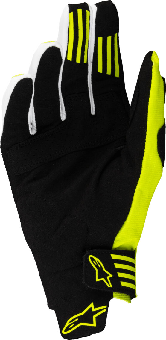 Alpinestars Techstar MX Gloves Black/Fluo Yellow Men's XL - Image 4