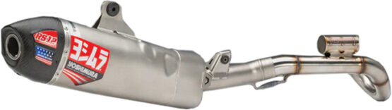 Yoshimura RS-12 Titanium Full Exhaust System Silver Fits 2025 Honda CRF250R/RX