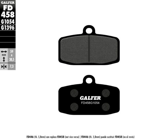 Front Semi-Metallic Compound Brake Pads - Image 3
