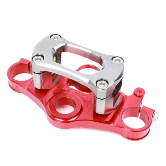 ZETA Top Clamp Red For Honda CRF110F CRF125F 2013-2023