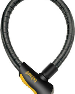 OnGuard Rottweiler 8023L Armored Cable Lock Black/Yellow 7ft