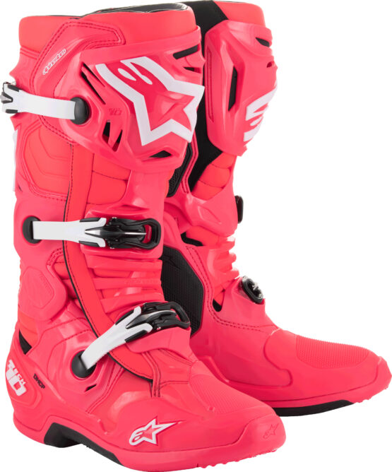 Alpinestars Tech 10 Boots Diva Pink/White Size 13