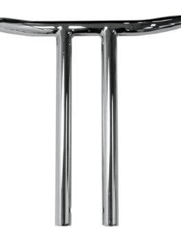 Chrome 14in. T Bar Bend 1 1/4in. Buffalo Bar Handlebar