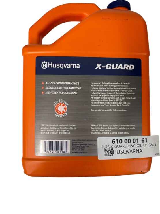 Husqvarna X-GUARD Bar & Chain Oil 4/1 GAL