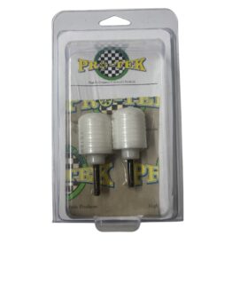 White Bar End Sliders