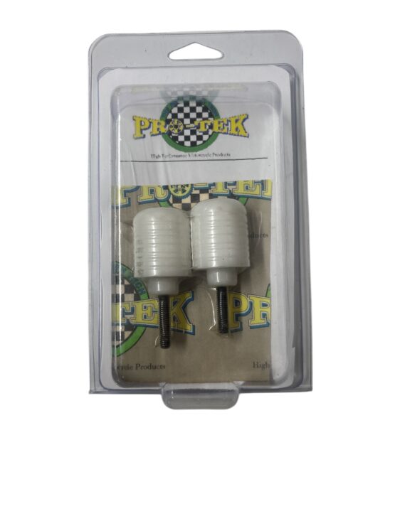 White Bar End Sliders