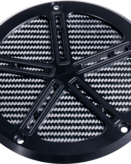 Hofmann Designs M8 Softail Derby Cover Black For Harley Davidson