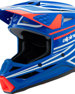 Alpinestars SM3 Youth Wurx Helmet Blue/Red/White/Black YL