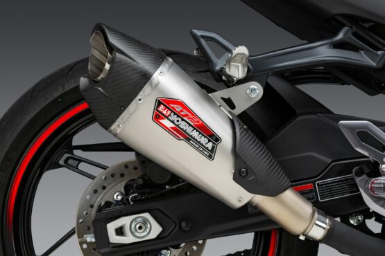 Yoshimura AT2 Slip-On Exhaust Stainless for CF MOTO 450SS 23-24, 450NK 24