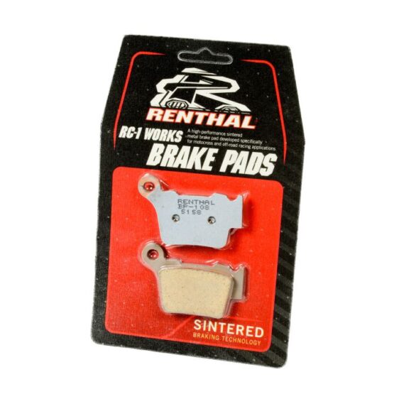 Renthal RC-1 Works Rear Brake Pads BP-103 Sintered Metal Compound - Image 2