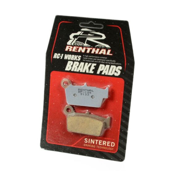 Renthal RC-1 Rear Works Brake Pads BP-104 Sintered Metal Compound - Image 2