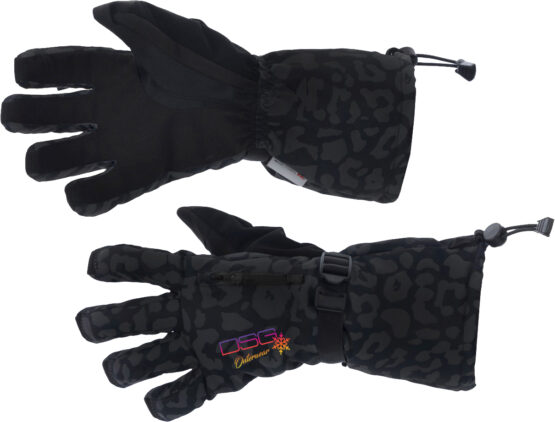 DSG Craze Glove Ghost Leopard Medium Women's Snow Gloves