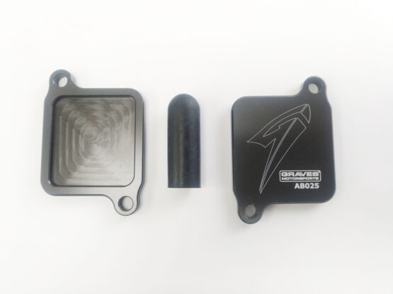 Graves Smog Block Off Plate Aluminum AB025 Fits Gen 2 Hayabusa