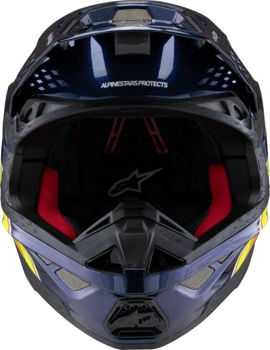 Alpinestars S-M10 TLD Helmet Dark Blue/Orange Small - Image 5