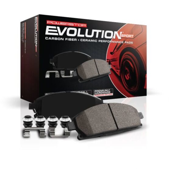 Front Z23 Evolution Sport Brake Pads w/Hardware - Image 7