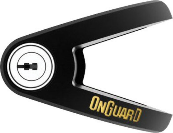 OnGuard Boxer 8051 Disc Lock Black with Reminder and Pouch