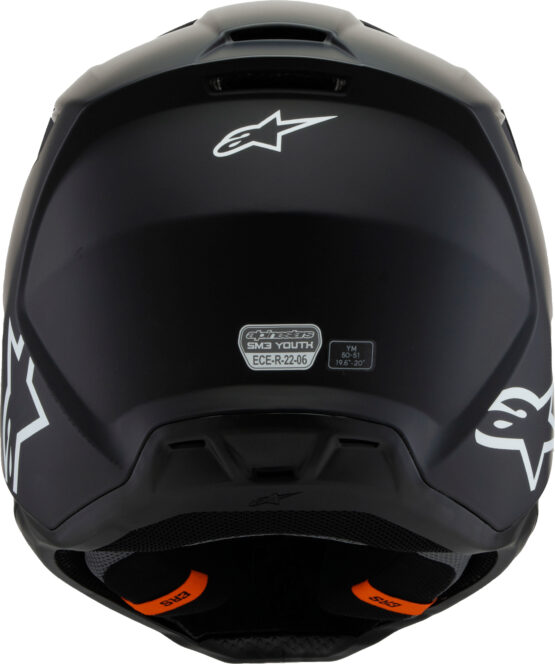 Alpinestars SM3 Youth Helmet Black Matte - Medium - Image 6
