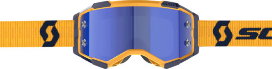 Scott Fury Goggle Dark Yellow/Dark Blue Blue Chrome Lens - Image 3