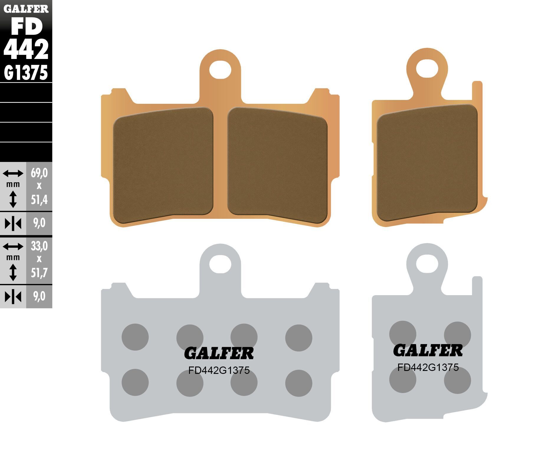HH Sintered Ceramic Compound Brake Pads - Image 4