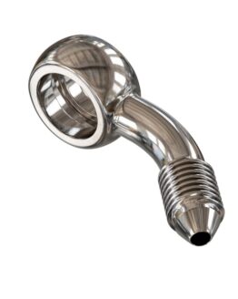 Goodridge 45 Degree Banjo Fitting 3/8 or M10 Polished Stainless